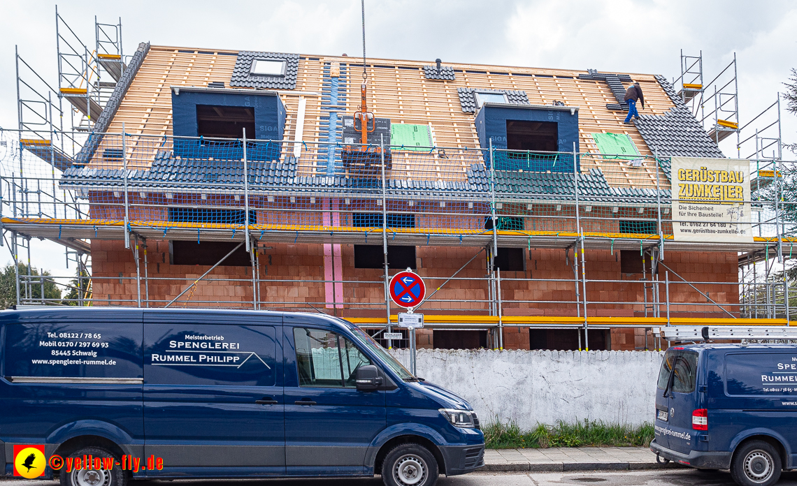26.04.2023 - Burgfotos von der Baustell Niederalmstraße 16 in Neuperlach